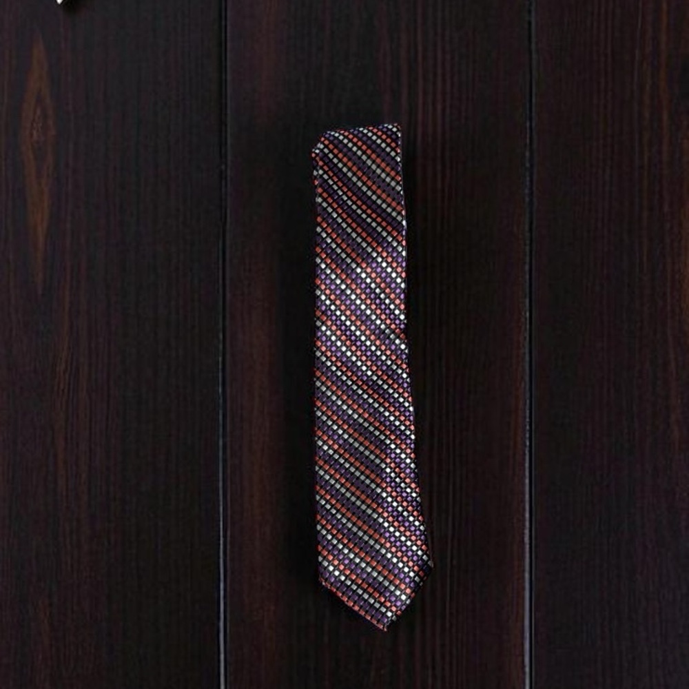 Adolfo Multi-color Geometric Tie